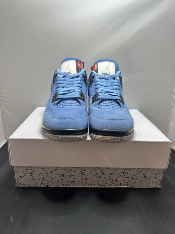 Jordan 4 Retro University Blue Size 10 (UA) - Image 2