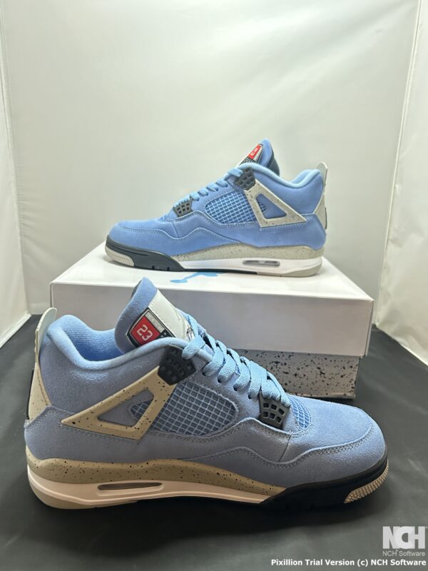 Jordan 4 Retro University Blue Size 10 (UA) - Image 6