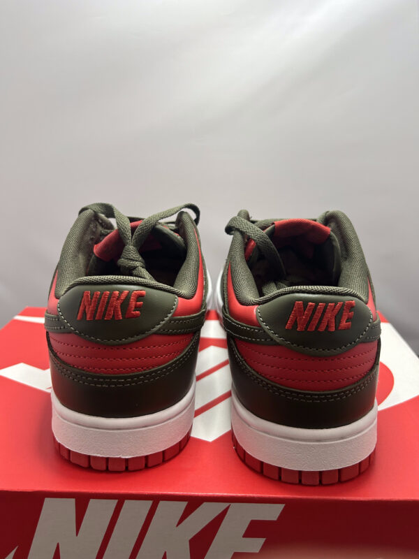 Nike Dunk Low Mystic Red Cargo Khaki Size 10.5 (A) - Image 3