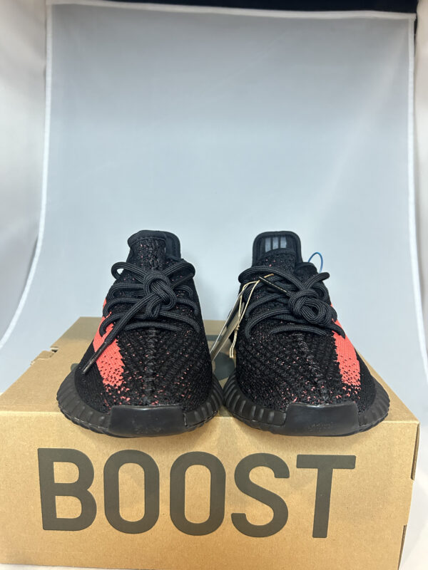 adidas Yeezy Boost 350 V2 Core Black Red Size 5 (A) - Image 2